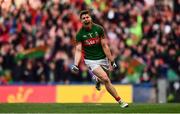 1 October 2016; Lee Keegan of Mayo celebrates after scoring his side's first goal during the GAA Football All-Ireland Senior Championship Final Replay match between Dublin and Mayo at Croke Park in Dublin. Photo by Brendan Moran/Sportsfile
