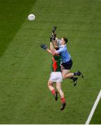 1 October 2016; Brian Fenton of Dublin in action against Séamus O'Shea of Mayo during the GAA Football All-Ireland Senior Championship Final Replay match between Dublin and Mayo at Croke Park in Dublin. Photo by Daire Brennan/Sportsfile