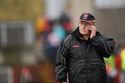 6 February 2011; Derry manager John Brennan. Allianz Football League Division 2 Round 1, Derry v Tyrone, Celtic Park, Derry. Picture credit: Oliver McVeigh  / SPORTSFILE