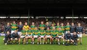 6 February 2011; The Kerry squad, back row, from left, Shane Enright, Anthony Maher, Tomas Mac a t'Saor, Brendan Kealy, Marc O Se, Kieran Donaghy, Seamus Scanlon, Padraig O'Connor, Donnchadh Walsh, Barry John Walsh, David Moran, Paul Geaney and Peter Crowley, with, front row, from left, Daithi Casey, Brian Maguire, Darran O'Sullivan, David Geaney, Padraig Reidy, Tomas O Se, Aidan O'Mahony, Barry John Keane, Jonathan Lyne, Kieran O'Leary and Gary O'Driscoll. Allianz Football League Division 1 Round 1, Kerry v Cork, Austin Stack Park, Tralee, Co. Kerry. Picture credit: Stephen McCarthy / SPORTSFILE