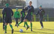 7 February 2011; Northern Ireland's Adam Thompson during squad training ahead of their Carling Four Nations Tournament match against Scotland on Wednesday. Northern Ireland squad training, Wayside Celtic FC, Kilternan, Co. Dublin. Photo by Sportsfile