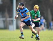 8 February 2011; Eoin O'Shea, UCD, in action against Paul Browne, Limerick IT. Ulster Bank Fitzgibbon Cup Group 2, UCD v Limerick IT, UCD, Belfield, Dublin. Picture credit: Dáire Brennan / SPORTSFILE