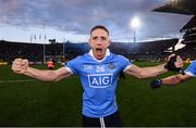1 October 2016; Eoghan O'Gara of Dublin celebrates after the GAA Football All-Ireland Senior Championship Final Replay match between Dublin and Mayo at Croke Park in Dublin. Photo by Stephen McCarthy/Sportsfile