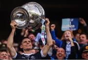 1 October 2016; Stephen Cluxton of Dublin lifts the Sam Maguire cup after the GAA Football All-Ireland Senior Championship Final Replay match between Dublin and Mayo at Croke Park in Dublin. Photo by Stephen McCarthy/Sportsfile