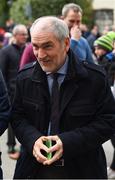 1 October 2016; Tyrone manager Mickey Harte arrives ahead of the GAA Football All-Ireland Senior Championship Final Replay match between Dublin and Mayo at Croke Park in Dublin. Photo by Sportsfile