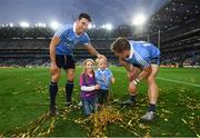 1 October 2016; Bernard Brogan, left, and his Dublin team-mate Paul Flynn with Adian and Sarah Bastick following the GAA Football All-Ireland Senior Championship Final Replay match between Dublin and Mayo at Croke Park in Dublin. Photo by Stephen McCarthy/Sportsfile