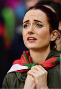 1 October 2016; A Mayo supporter watches the final moments of the GAA Football All-Ireland Senior Championship Final Replay match between Dublin and Mayo at Croke Park in Dublin. Photo by Brendan Moran/Sportsfile