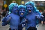 1 October 2016; Dublin supporters Shane Peppard with sons Clayton and Callum from Clondalkin, Co. Dublin, before the GAA Football All-Ireland Senior Championship Final Replay match between Dublin and Mayo at Croke Park in Dublin. Photo by Sportsfile