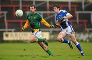 6 February 2011; Cormac McGuinness, Meath, in action against Colm Begley, Laois. Allianz Football League Division 2 Round 1, Laois v Meath, O'Moore Park, Portlaoise. Picture credit: Barry Cregg / SPORTSFILE