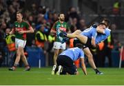 1 October 2016; Cormac Costello and Darren Daly of Dublin  celebrate at the fnal whistle at the end of the GAA Football All-Ireland Senior Championship Final Replay match between Dublin and Mayo at Croke Park in Dublin. Photo by David Maher/Sportsfile