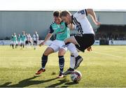 2 October 2016; Daryl Horgan of Dundalk in action against Conor McDermott of Derry during the Irish Daily Mail FAI Cup Semi-Final match between Dundalk and Derry City at Oriel Park in Dundalk Co. Louth. Photo by Sportsfile