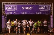 1 October 2016; A general view of the start during the Vhi A Lust for Life run series night run in Cork Airport. The run, in conjunction with the Irish Independent, saw runners, walkers and joggers of all levels lace up their running shoes, ignoring the late hour and complete the 5km night run along the Cork Airport runway. Funds raised go towards the Cork City Children’s Hospital Club, local athletics clubs in the area and A Lust for Life.  For further details, please see www.alustforlife.com.  Photo by David Fitzgerald/Sportsfile