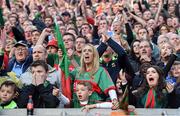 1 October 2016; Mayo supporters on Hill 16 during the GAA Football All-Ireland Senior Championship Final Replay match between Dublin and Mayo at Croke Park in Dublin. Photo by Cody Glenn/Sportsfile