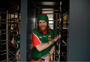 1 October 2016; Mayo supporter Brendan Grealis, from Louisburg, Co Mayo, makes his way through the turnstiles ahead of the GAA Football All-Ireland Senior Championship Final Replay match between Dublin and Mayo at Croke Park in Dublin. Photo by Cody Glenn/Sportsfile
