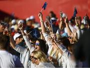 2 October 2016; Wives and Girlfriends of the European players at the Closing Ceremony of The 2016 Ryder Cup Matches at the Hazeltine National Golf Club in Chaska, Minnesota, USA. Photo by Ramsey Cardy/Sportsfile