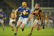 12 February 2011; Pa Bourke, Tipperary, in action against John Mulhall, Kilkenny. Allianz Hurling League, Division 1, Round 1, Tipperary v Kilkenny, Semple Stadium, Thurles, Co. Tipperary. Picture credit: Brendan Moran / SPORTSFILE