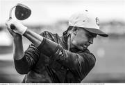 28 September 2016; Rickie Fowler of USA on the driving range during a practice round ahead of The 2016 Ryder Cup Matches at the Hazeltine National Golf Club in Chaska, Minnesota, USA. Photo by Ramsey Cardy/Sportsfile