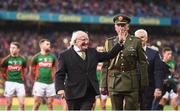 1 October 2016; President of Ireland Michael D. Higgins during the GAA Football All-Ireland Senior Championship Final Replay match between Dublin and Mayo at Croke Park in Dublin. Photo by Stephen McCarthy/Sportsfile