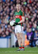1 October 2016; Cillian O'Connor of Mayo prepares to take a free during the GAA Football All-Ireland Senior Championship Final Replay match between Dublin and Mayo at Croke Park in Dublin. Photo by Piaras Ó Mídheach/Sportsfile