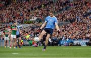 1 October 2016; Dean Rock of Dublin takes a free during the GAA Football All-Ireland Senior Championship Final Replay match between Dublin and Mayo at Croke Park in Dublin. Photo by Piaras Ó Mídheach/Sportsfile