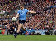 1 October 2016; Dean Rock of Dublin takes a free during the GAA Football All-Ireland Senior Championship Final Replay match between Dublin and Mayo at Croke Park in Dublin. Photo by Piaras Ó Mídheach/Sportsfile