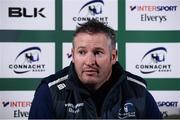 3 October 2016; Connacht forwards coach Jimmy Duffy during a press conference at the Sportsground in Galway. Photo by Sam Barnes/Sportsfile