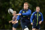 3 October 2016; Peadar Timmins of Leinster during squad training at UCD in Belfield, Dublin. Photo by Seb Daly/Sportsfile