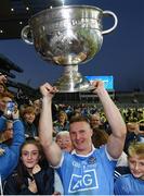 1 October 2016; Ciarán Kilkenny of Dublin celebrates with the Sam Maguire Cup following his side's victory in the GAA Football All-Ireland Senior Championship Final Replay match between Dublin and Mayo at Croke Park in Dublin. Photo by Stephen McCarthy/Sportsfile