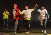 1 October 2016; Sheila Deasy, Eileen McCarthy and Janet Kelly during the Vhi A Lust for Life run series night run in Cork Airport. The run, in conjunction with the Irish Independent, saw runners, walkers and joggers of all levels lace up their running shoes, ignoring the late hour and complete the 5km night run along the Cork Airport runway. Funds raised go towards the Cork City Children’s Hospital Club, local athletics clubs in the area and A Lust for Life.  For further details, please see www.alustforlife.com.  Photo by Tomas Greally/Sportsfile