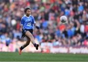 1 October 2016; Kiki Ren, Maynooth GAA, Maynooth, Kildare, representing Dublin, during the INTO Cumann na mBunscol GAA Respect Exhibition Go Games at the GAA Football All-Ireland Senior Championship Final Replay match between Dublin and Mayo at Croke Park in Dublin. Photo by Brendan Moran/Sportsfile