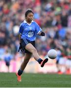 1 October 2016; Kiki Ren, Maynooth GAA, Maynooth, Kildare, representing Dublin, during the INTO Cumann na mBunscol GAA Respect Exhibition Go Games at the GAA Football All-Ireland Senior Championship Final Replay match between Dublin and Mayo at Croke Park in Dublin. Photo by Brendan Moran/Sportsfile