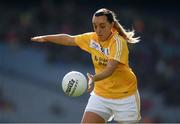 25 September 2016; Eimear Gallagher of Antrim during the TG4 Ladies Football All-Ireland Junior Football Championship Final match between Antrim and Longford at Croke Park in Dublin. Photo by Brendan Moran/Sportsfile