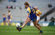 25 September 2016; Aisling Reynolds of Longford during the TG4 Ladies Football All-Ireland Junior Football Championship Final match between Antrim and Longford at Croke Park in Dublin. Photo by Brendan Moran/Sportsfile