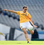 25 September 2016; Eimear Gallagher of Antrim during the TG4 Ladies Football All-Ireland Junior Football Championship Final match between Antrim and Longford at Croke Park in Dublin. Photo by Brendan Moran/Sportsfile