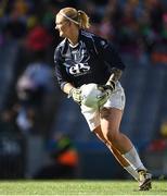 25 September 2016; Mary Hulgraine of Kildare during the TG4 Ladies Football All-Ireland Intermediate Football Championship Final match between Clare and Kildare at Croke Park in Dublin.  Photo by Brendan Moran/Sportsfile