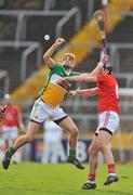 13 February 2011; Colin Egan, Offaly, in action against Mark Ellis, Cork. Allianz Hurling League, Division 1, Round 1, Cork v Offaly, Pairc Uí Chaoimh, Cork. Picture credit: David Maher / SPORTSFILE