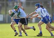 13 February 2011; Conor McCormack, Dublin, in action against, from left, Shane O'Sullivan, Michael Walsh and Darragh Fives, Waterford. Allianz Hurling League, Division 1, Round 1, Waterford v Dublin, Walsh Park, Waterford. Picture credit: Matt Browne / SPORTSFILE