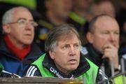 13 February 2011; Limerick manager Donal O'Grady watches on from the stand during the game. Allianz Hurling League, Division 2, Round 1, Clare v Limerick, Cusack Park, Ennis, Co. Clare. Picture credit: Diarmuid Greene / SPORTSFILE