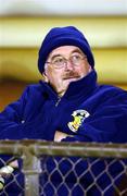 19 October 2001; The suspended Assistant Manager Paddy Clarke watches from the Stand. Australia v Ireland, Foster's International Rules Series, second test, Football Park, Adelaide, Australia. Aust2001. Picture credit; Ray McManus / SPORTSFILE *EDI*