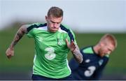 5 October 2016; James McClean of Republic of Ireland during squad training at the FAI National Training Centre in Abbotstown, Dublin. Photo by David Maher/Sportsfile