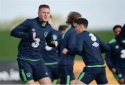 5 October 2016; James McCarthy of Republic of Ireland during squad training at the FAI National Training Centre in Abbotstown, Dublin. Photo by Seb Daly/Sportsfile
