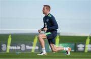 5 October 2016; Adam Rooney of Republic of Ireland during squad training at the FAI National Training Centre in Abbotstown, Dublin. Photo by Seb Daly/Sportsfile