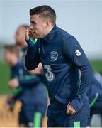 5 October 2016; Seamus Coleman of Republic of Ireland during squad training at the FAI National Training Centre in Abbotstown, Dublin. Photo by Seb Daly/Sportsfile