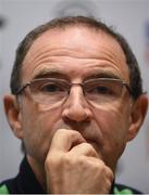 5 October 2016; Republic of Ireland manager Martin O'Neill during a press conference at the FAI National Training Centre in Abbotstown, Dublin. Photo by David Maher/Sportsfile