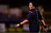 5 October 2016; Referee Deirdre Nolan during the Continental Tyres Women's National League match between Shelbourne Ladies and Cork City WFC at Tolka Park, Dublin. Photo by Seb Daly/Sportsfile