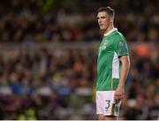 6 October 2016; Ciaran Clark of Republic of Ireland during the FIFA World Cup Group D Qualifier match between Republic of Ireland and Georgia at Aviva Stadium, Lansdowne Road in Dublin. Photo by Seb Daly/Sportsfile