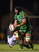 7 October 2016; John Muldoon of Connacht is tackled by Paul Marshall of Ulster during the Guinness PRO12 Round 6 match between Connacht and Ulster at the Sportsground in Galway. Photo by Stephen McCarthy/Sportsfile