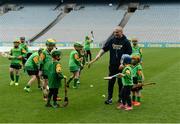 8 October 2016; Dublin hurler Dotsy O'Callaghan coaching children from Thomas Davis GAA in Dublin as Croke Park today played host to some of Ireland’s most talented hurlers, along with over 500 children, who lined-out to learn tips and skills from their hurling heroes as part of Centra’s Live Well hurling initiative. The participating children, who experienced a once in a lifetime opportunity, came from 12 lucky GAA clubs who each claimed their very special spot by winning a Live Well hurling challenge during the summer. Croke Park, Dublin. Photo by Piaras Ó Mídheach/Sportsfile