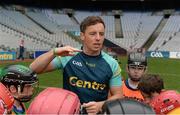 8 October 2016; Cork hurler Anthony Nash coaching children as Croke Park today played host to some of Ireland’s most talented hurlers, along with over 500 children, who lined-out to learn tips and skills from their hurling heroes as part of Centra’s Live Well hurling initiative. The participating children, who experienced a once in a lifetime opportunity, came from 12 lucky GAA clubs who each claimed their very special spot by winning a Live Well hurling challenge during the summer. Croke Park, Dublin. Photo by Piaras Ó Mídheach/Sportsfile