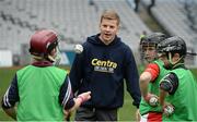 8 October 2016; Clare hurler Podge Collins coaching children as Croke Park today played host to some of Ireland’s most talented hurlers, along with over 500 children, who lined-out to learn tips and skills from their hurling heroes as part of Centra’s Live Well hurling initiative. The participating children, who experienced a once in a lifetime opportunity, came from 12 lucky GAA clubs who each claimed their very special spot by winning a Live Well hurling challenge during the summer. Croke Park, Dublin. Photo by Piaras Ó Mídheach/Sportsfile